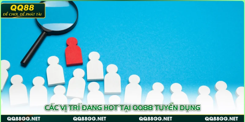 Các vị trí đang hot tại QQ88 Tuyển Dụng